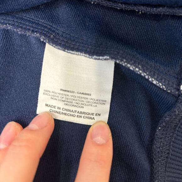 Nike West Virginia Mountaineers Navy Blue Mens‎ M Collared Zip Up Team Jacket - Picture 6 of 10